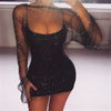 Mesh Diamond Dress