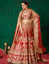 Red Lehenga Choli Set