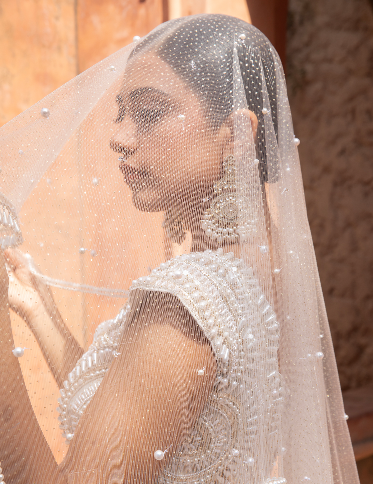 Pearl Scaloop Lehenga