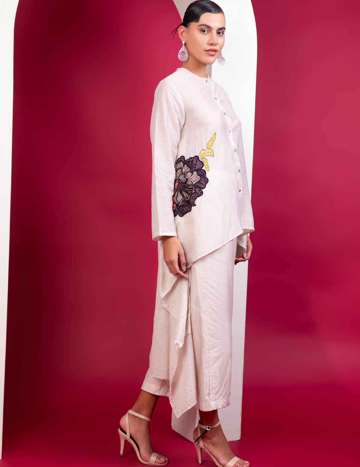 Boho Style Hi-Low Shirt Trouser Soiree