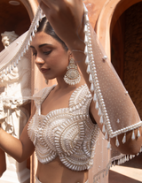 Pearl Scaloop Lehenga