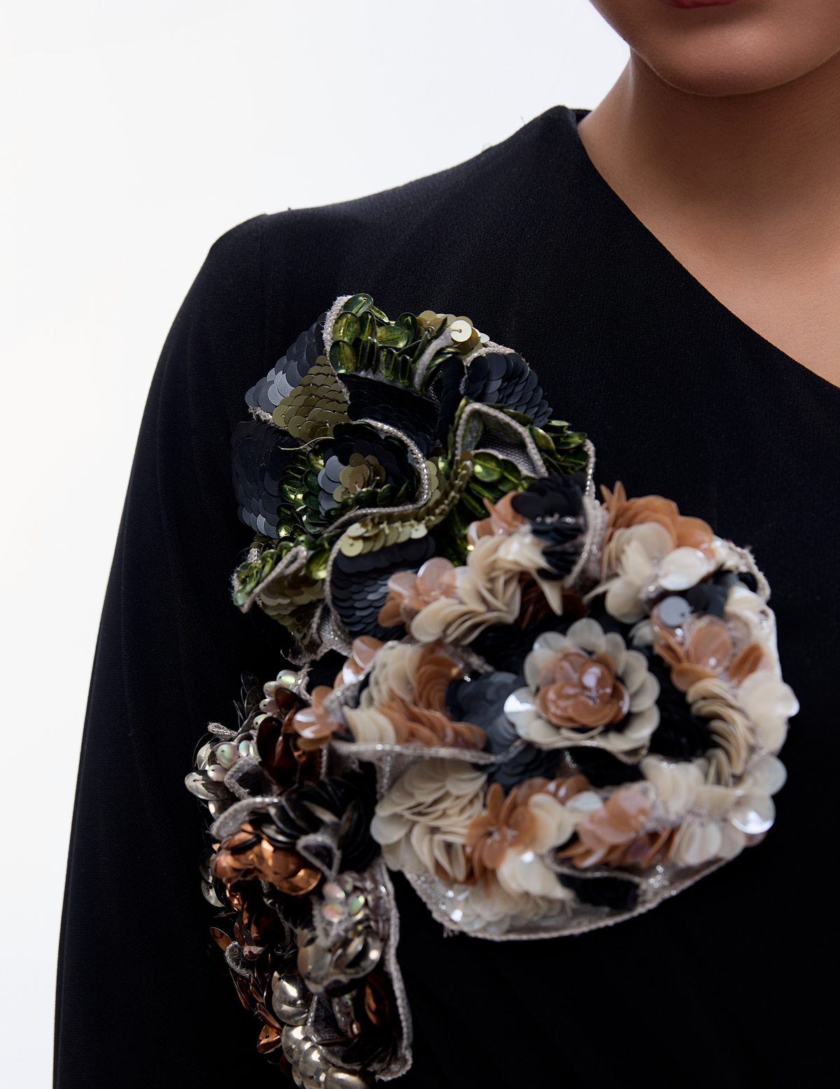 Assymetric One-Sleeved Dress