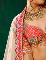 Beige Lehenga Choli Set