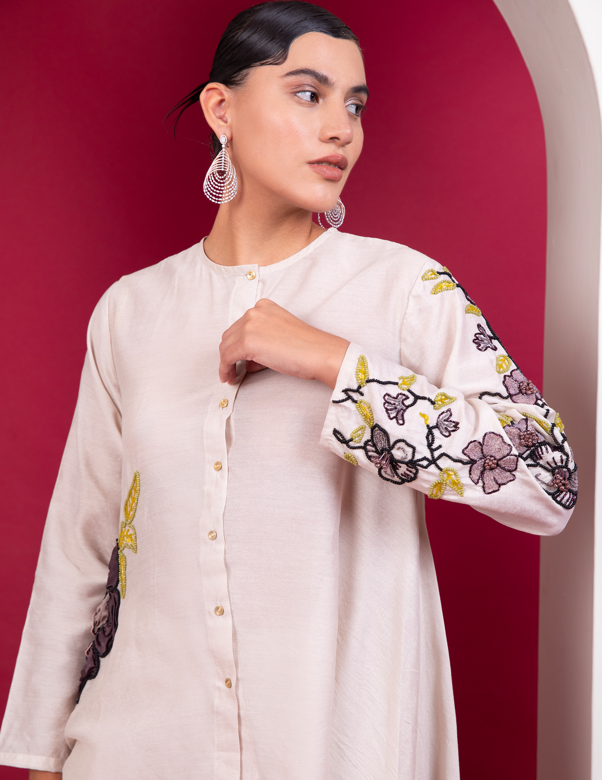 Boho Style Hi-Low Shirt Trouser Soiree
