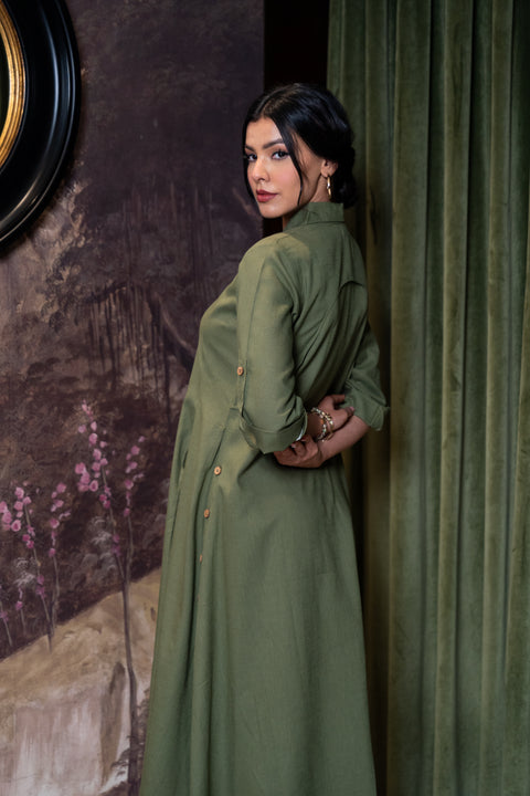 Sage Green Linen Co Ord Set