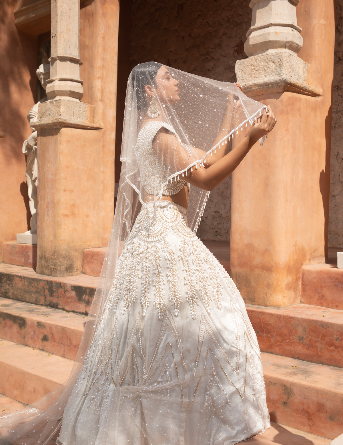 Pearl Scaloop Lehenga