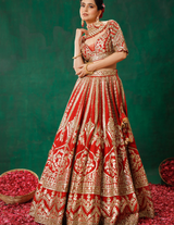 Red Lehenga Choli Set