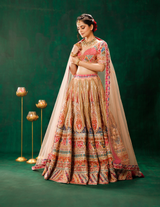 Beige Lehenga Choli Set