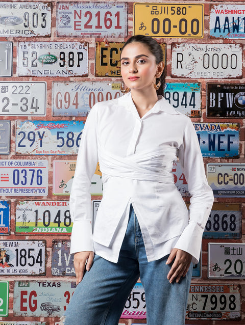 White Fitted Shirt