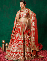 Red Lehenga Choli Set