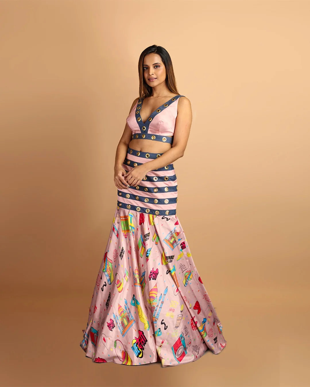 Desi Vedesi Lehenga