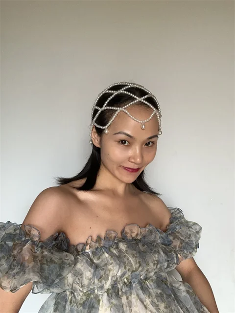 Pearl Head Coverup Accessory