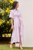Corset Stripe Midi Dress