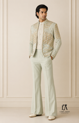 Mint Green Multi-work Jacket Set