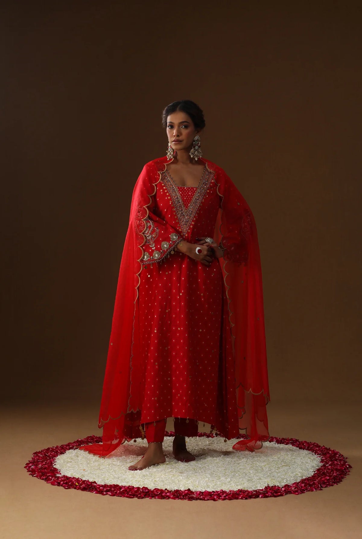 Laal Rooh Embroidered Suit Set