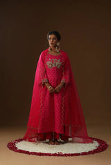 Gulabi Sindoor Saaj Suit Set