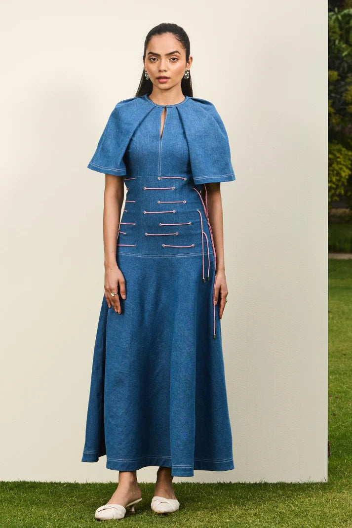 Mirage Lace-Up Dress