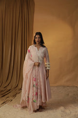 Baby Pink A-Line Suit Set