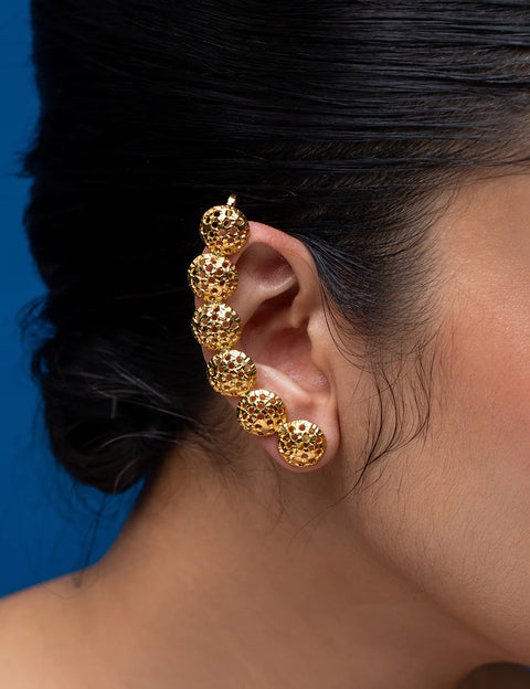 Golden Flare Ear Cuff