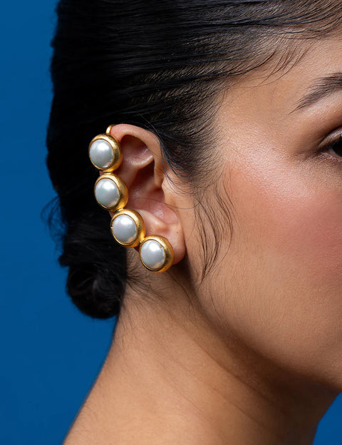 Baroque Pearl Ear Cuff