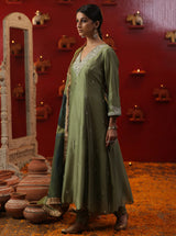 Pista Green Custom Letter Handpainted Suit Set