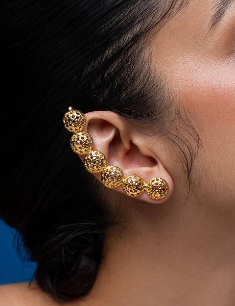 Golden Flare Ear Cuff