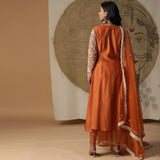 Burnt Orange Angrakha Set