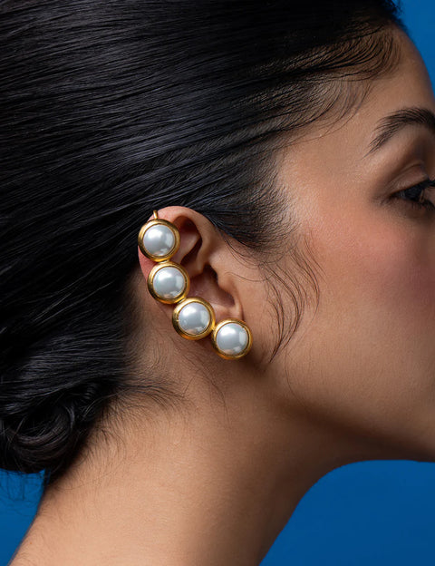 Baroque Pearl Ear Cuff
