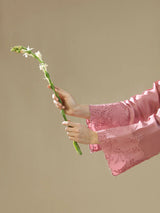 Dusty Pink Handpainted Suit Set