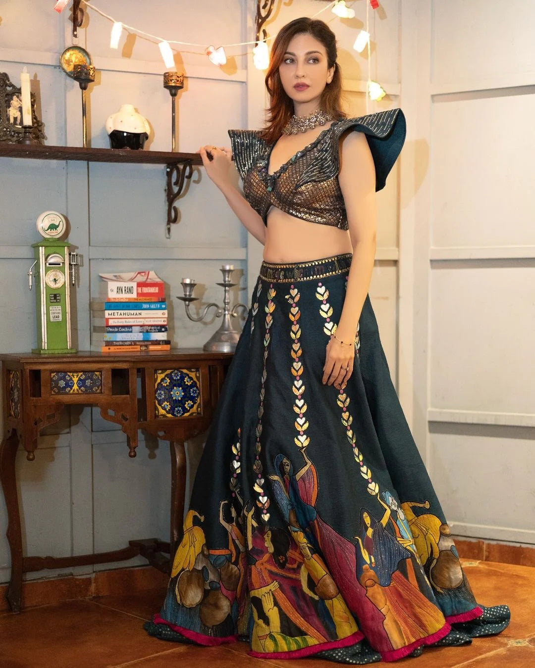 Saumya Tandon In Modern Baraat Lehnga