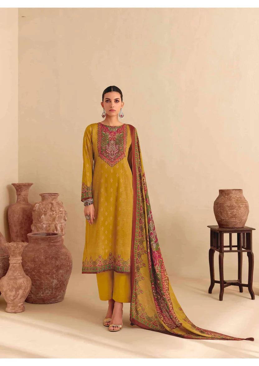 Pure Jaam Cotton Suit With Heavy Khatli Work