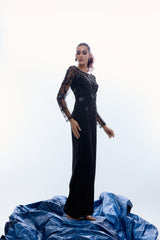 Embellished Gothic Jumpsuit