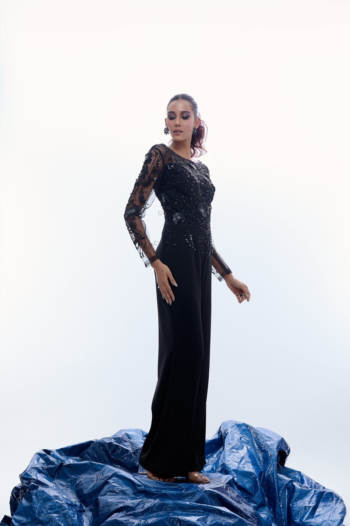 Embellished Gothic Jumpsuit