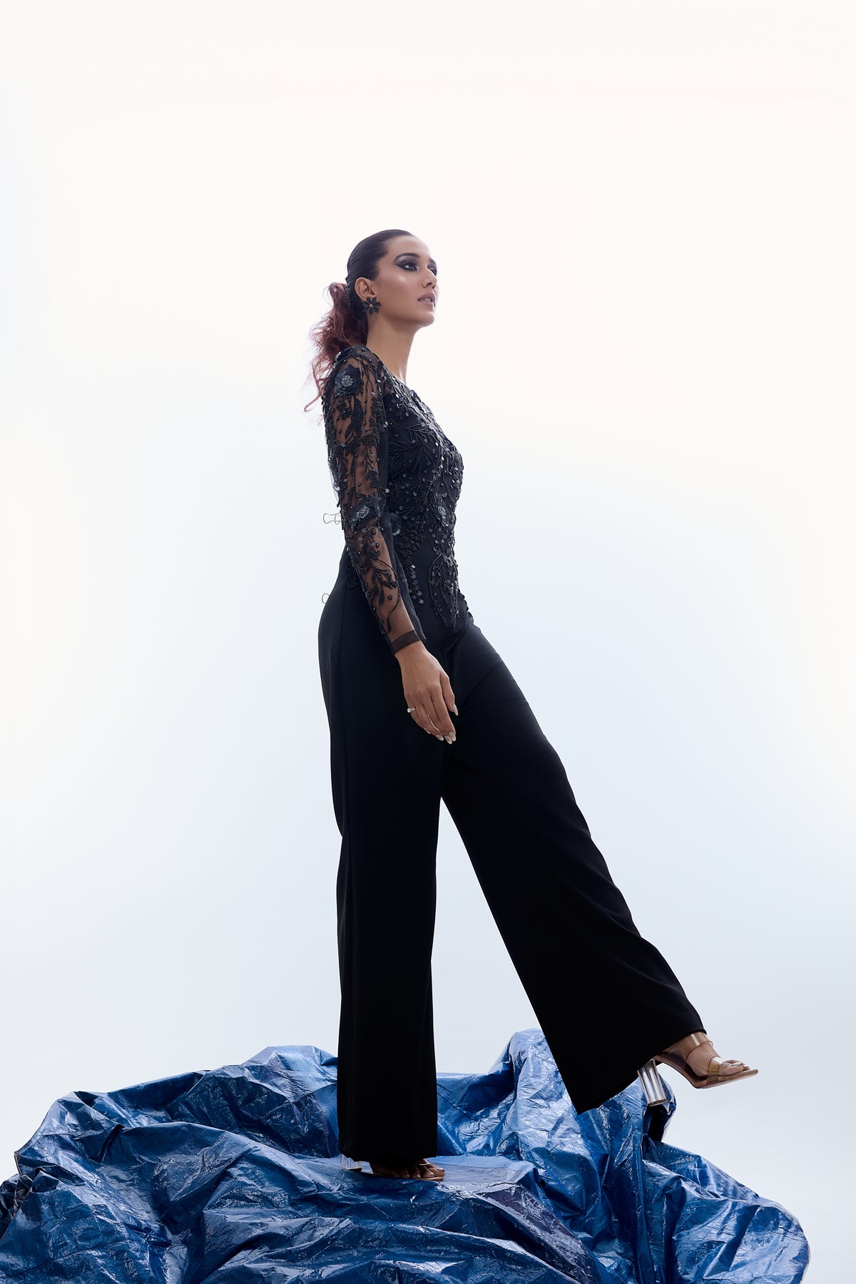 Embellished Gothic Jumpsuit
