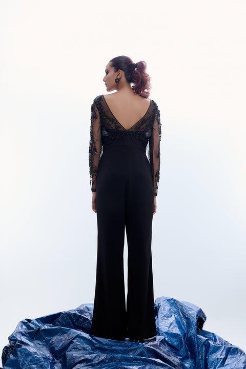 Embellished Gothic Jumpsuit