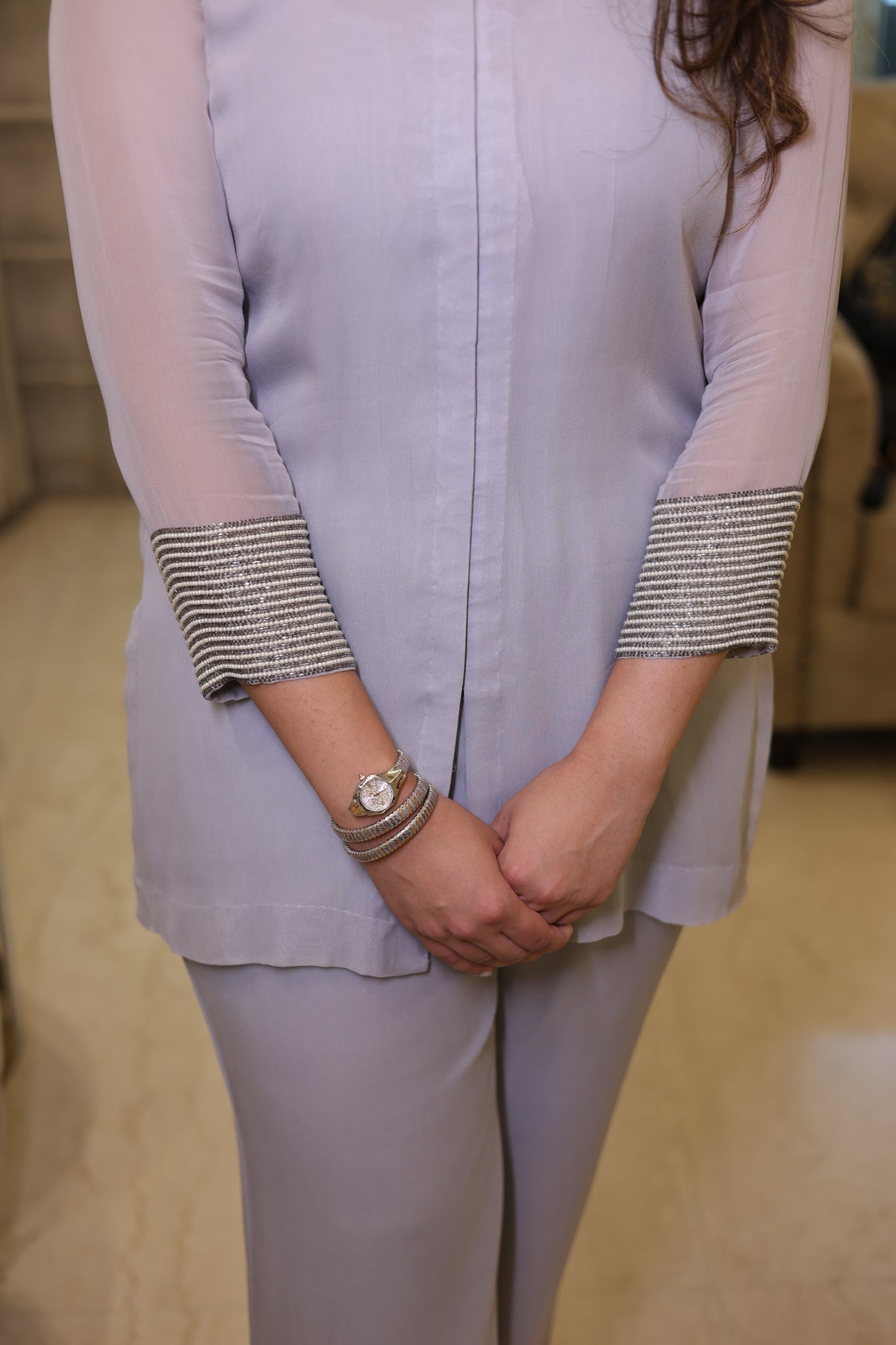 Ice Blue Co-ord Set