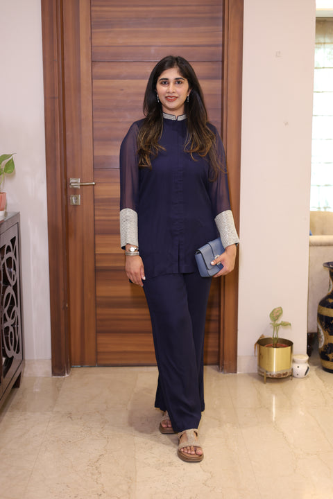 Navy Blue Co-ord Set