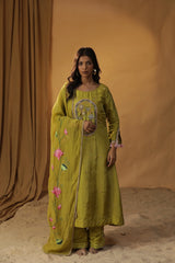 Herbal Garden Embroidered Suit Eet