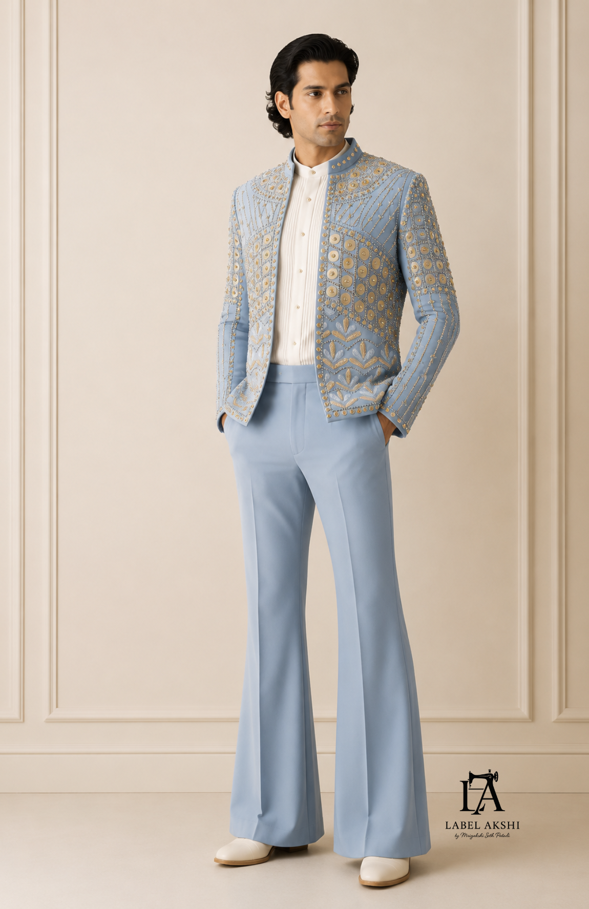 Mint Green Multi-work Jacket Set