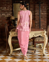 Nargis Draped Skirt And Top Set