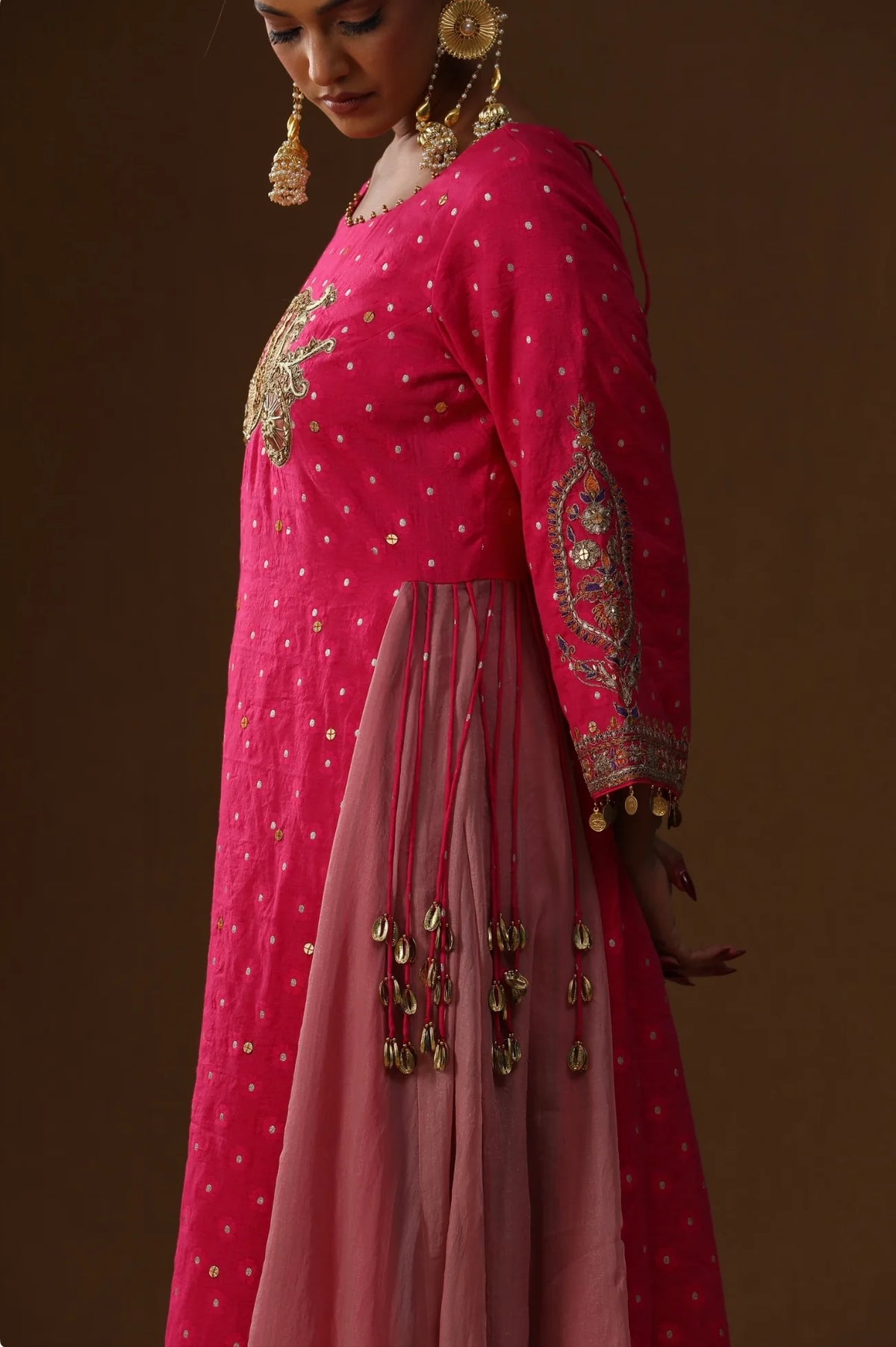 Gulabi Sindoor Saaj Suit Set