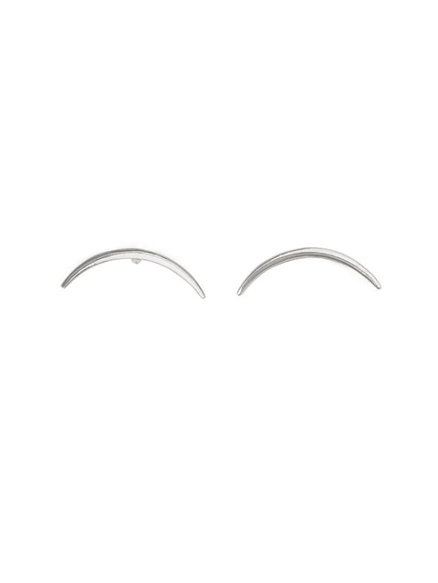 Silver Arch Earrings