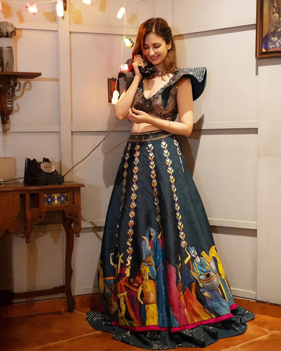 Saumya Tandon In Modern Baraat Lehnga