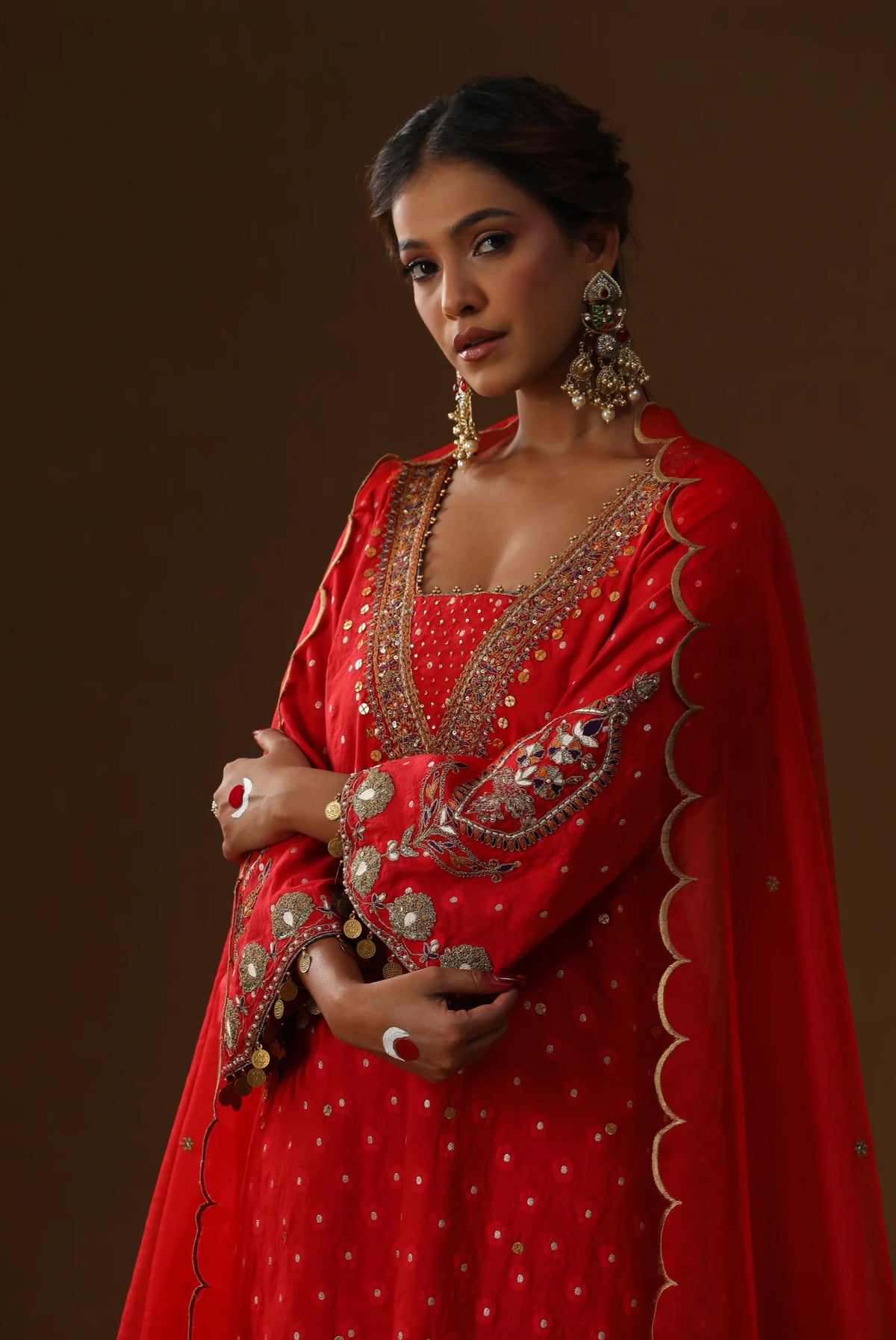 Laal Rooh Embroidered Suit Set