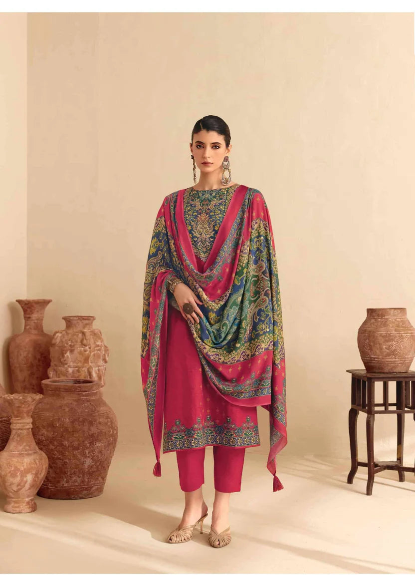 Pure Jaam Cotton Suit With Heavy Khatli Work