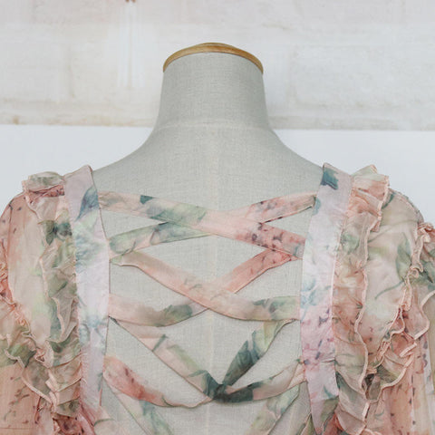 Floral Chiffon Summer Dress