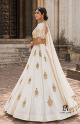 Ivory Jwellery Lehenga Set