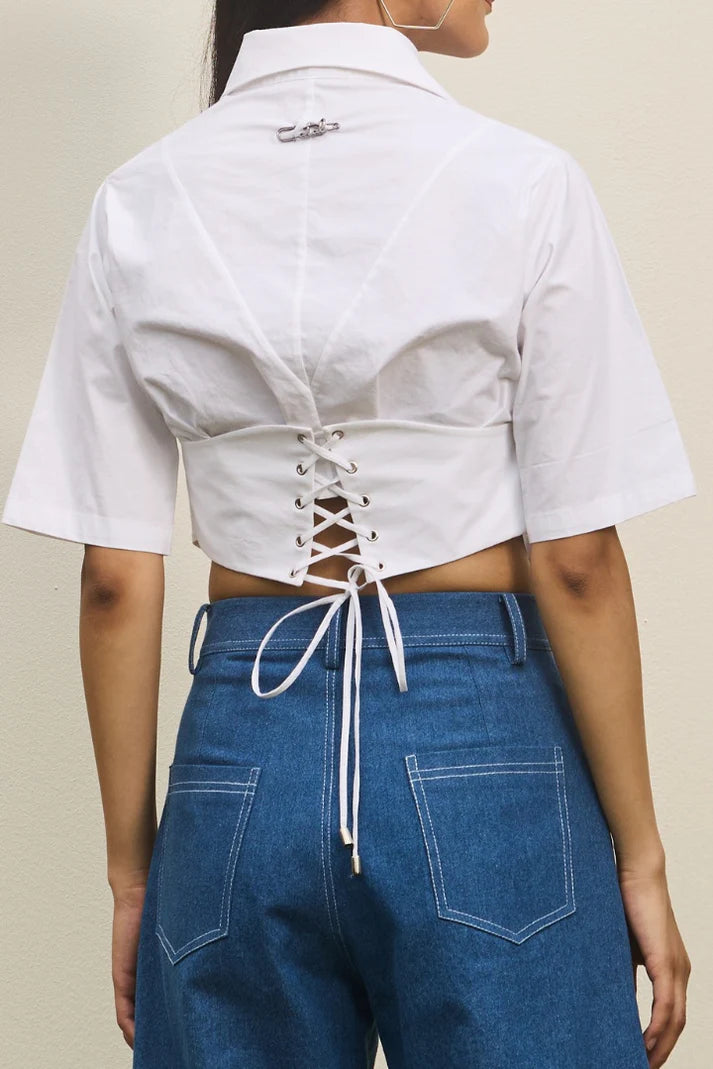 Ivy Lace-Up Shirt
