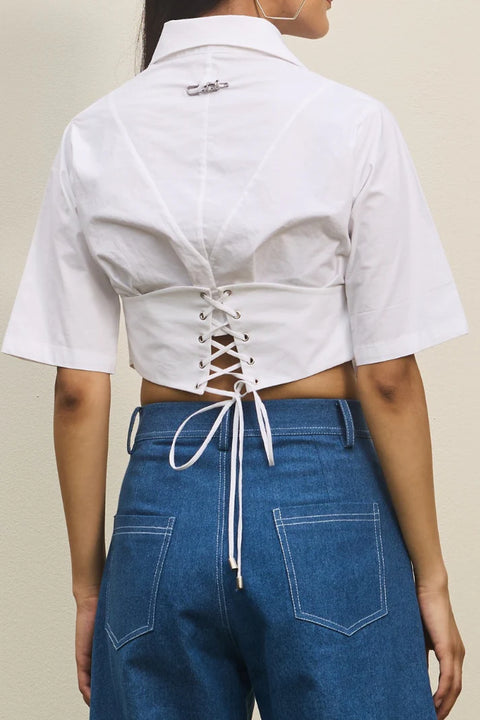 Ivy Lace-Up Shirt
