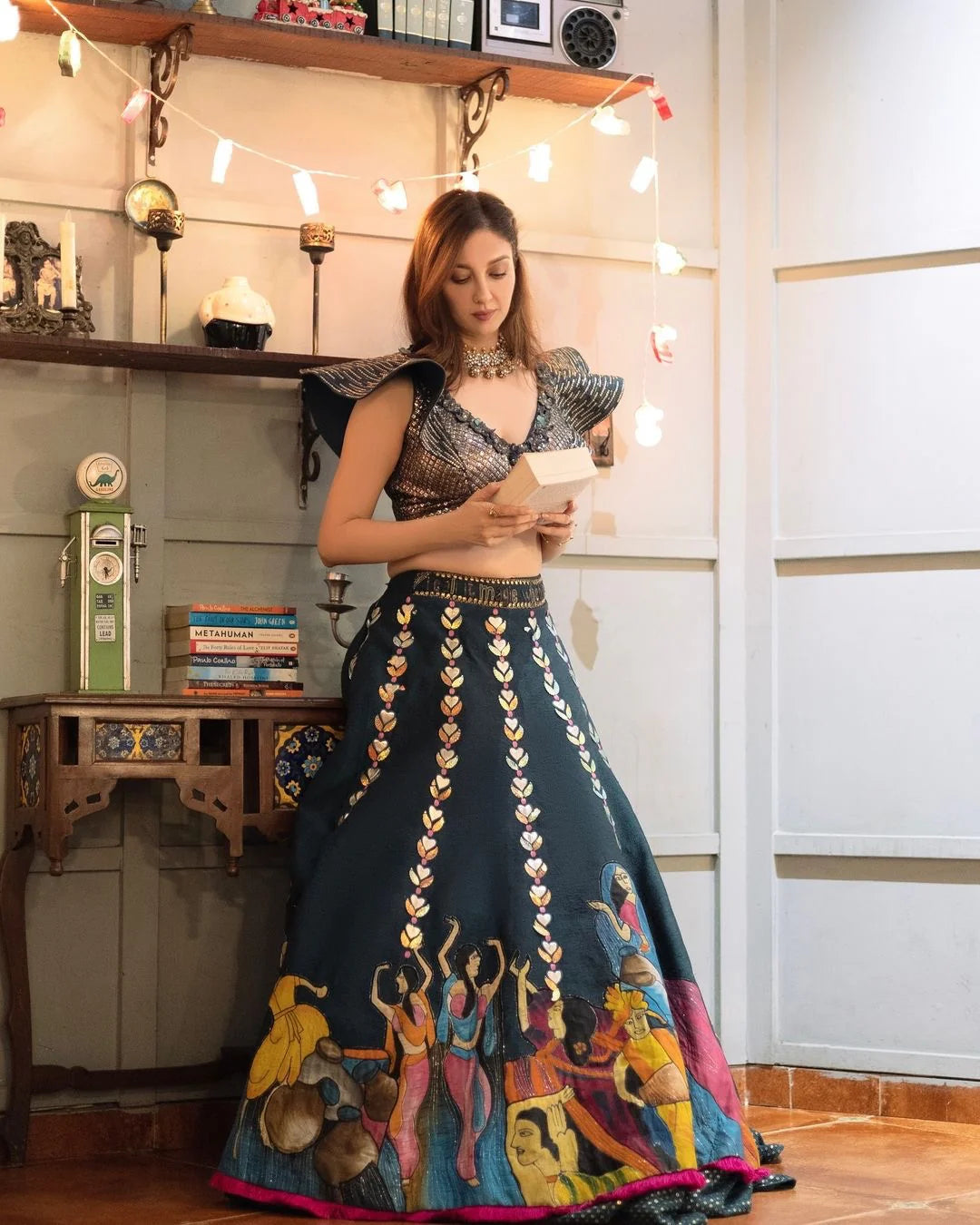 Saumya Tandon In Modern Baraat Lehnga